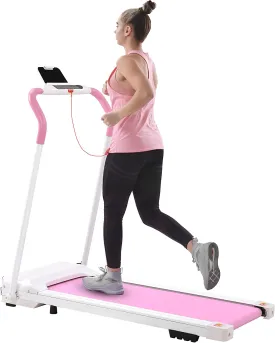 2 in 1 Folding Treadmill, Smart Walking Running Machine