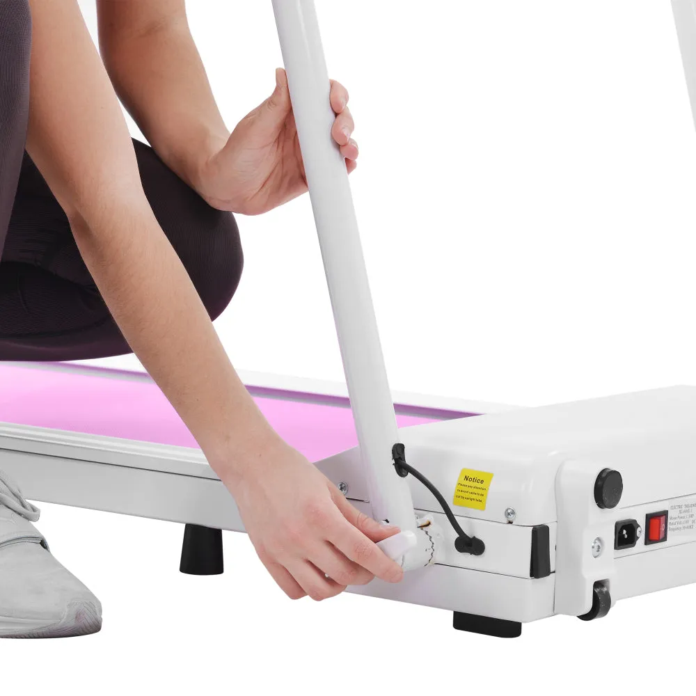 2 in 1 Folding Treadmill, Smart Walking Running Machine