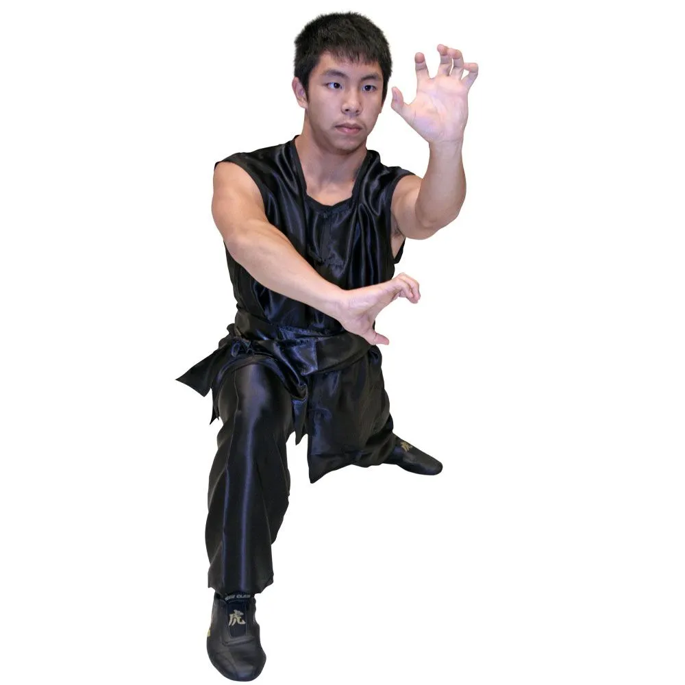 85% OFF - Kung Fu Southern Style 100% Silk Sleeveness Uniform