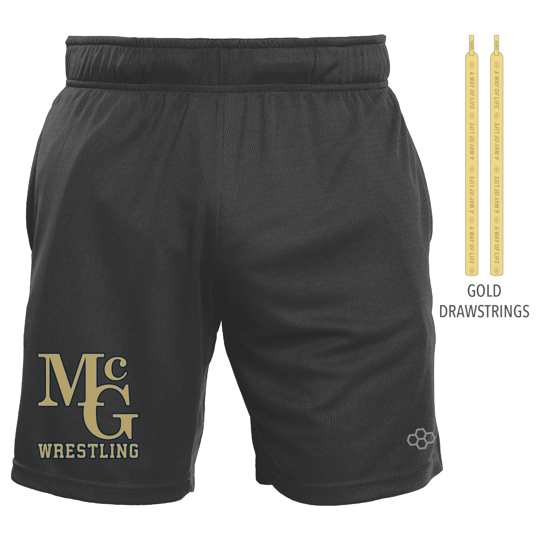 8" Mesh Shorts-Unisex--McGuffey HS Team Store
