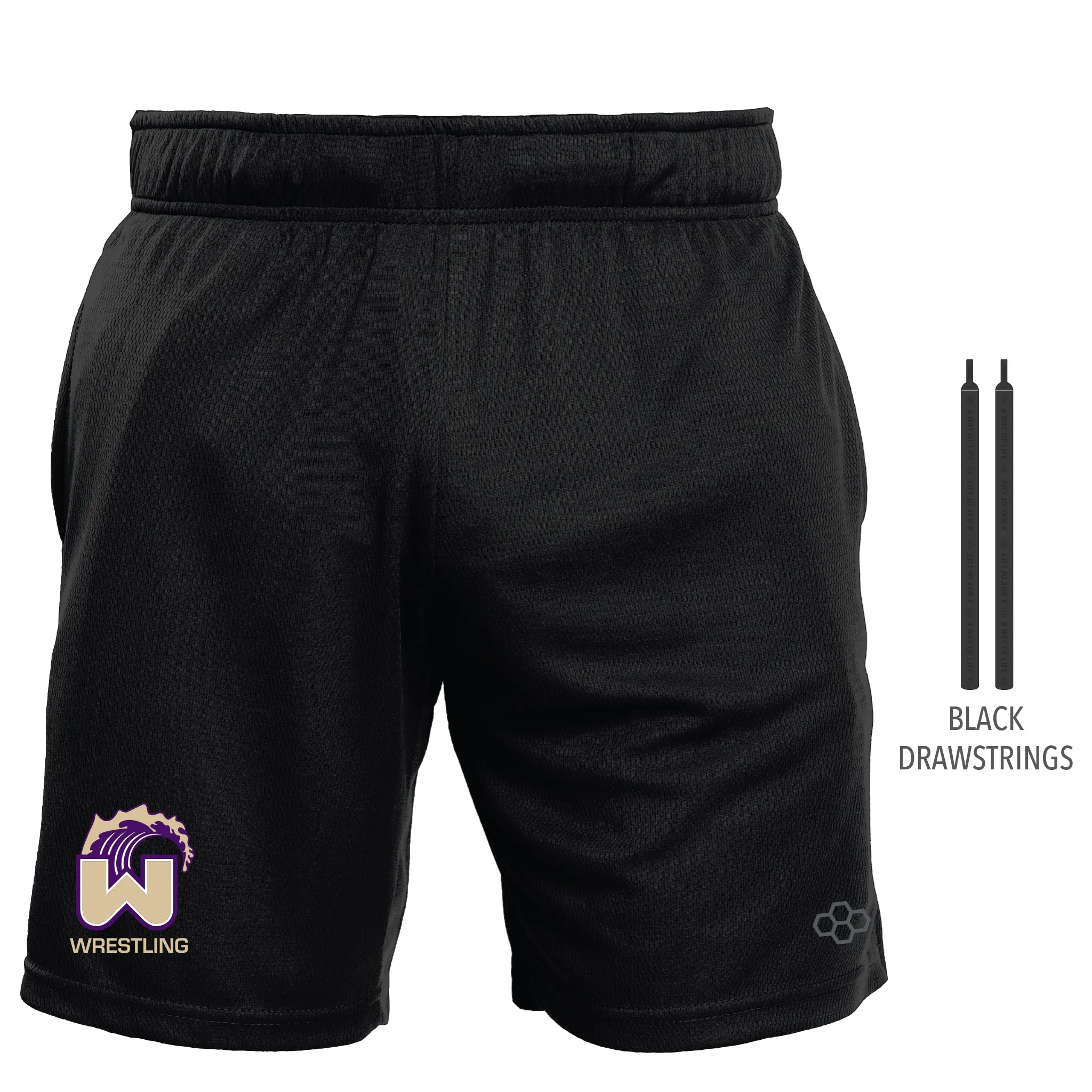 8" Mesh Shorts-Unisex--Wave WC Team Store
