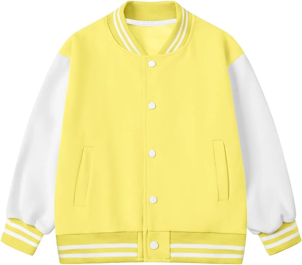 ARTMINE Kids&Men Baseball Jackets Casual Varsity Jacket School Bomber Jackets