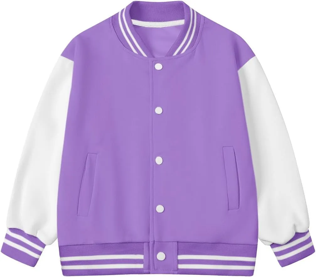 ARTMINE Kids&Men Baseball Jackets Casual Varsity Jacket School Bomber Jackets