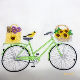 August Bike Pillow cover, seasonal bike pillow covers
