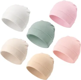 Baby Newborn Hats for Unisex Infant Toddler Soft Beanie Warm Cap Newborn Hospital Hats for Baby Boy Girl 0-24 Months