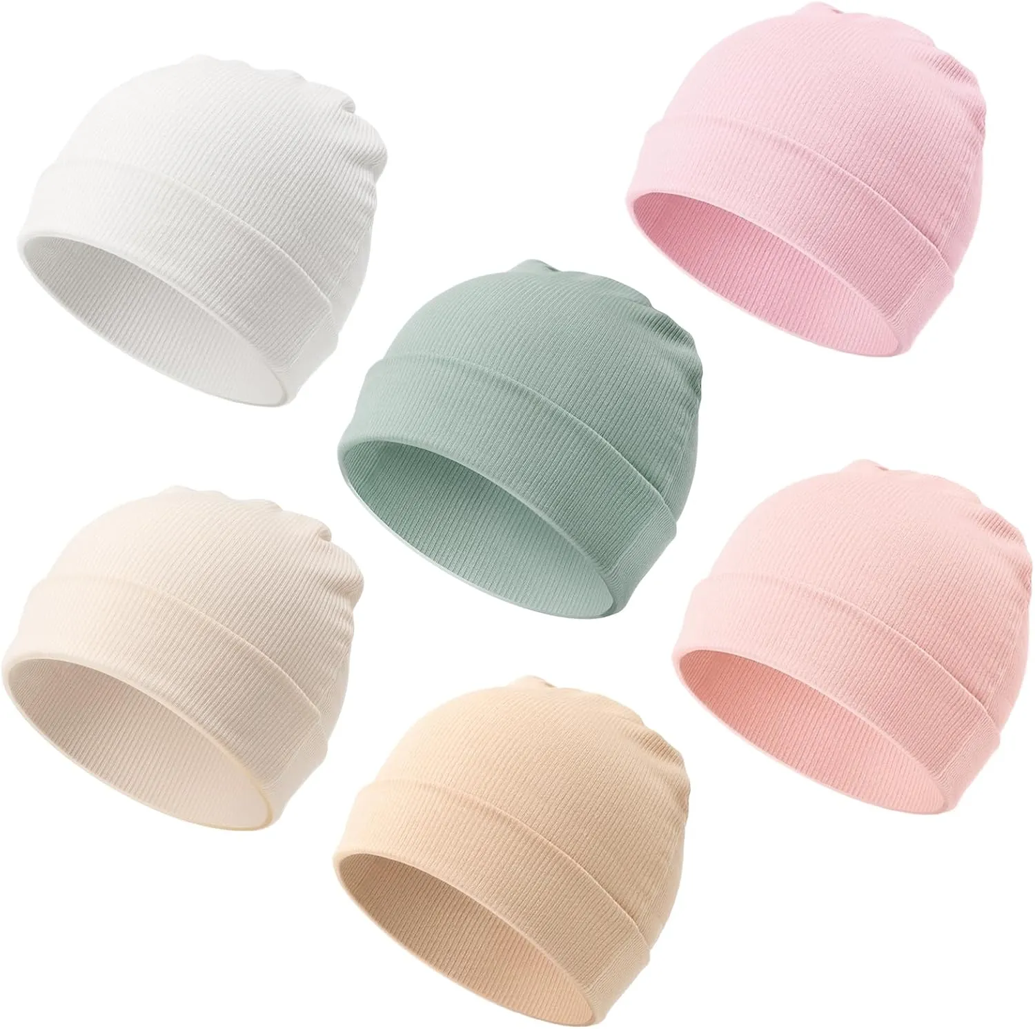 Baby Newborn Hats for Unisex Infant Toddler Soft Beanie Warm Cap Newborn Hospital Hats for Baby Boy Girl 0-24 Months