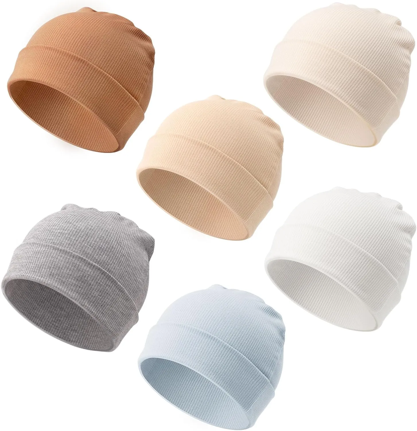Baby Newborn Hats for Unisex Infant Toddler Soft Beanie Warm Cap Newborn Hospital Hats for Baby Boy Girl 0-24 Months