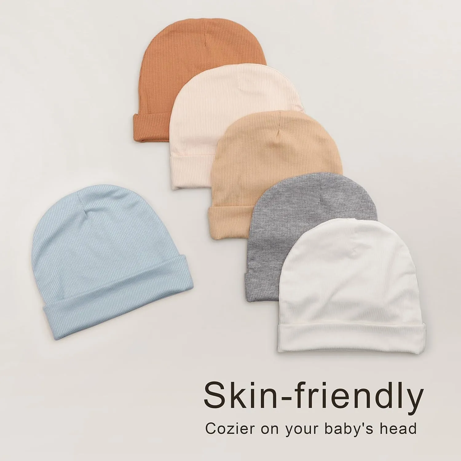 Baby Newborn Hats for Unisex Infant Toddler Soft Beanie Warm Cap Newborn Hospital Hats for Baby Boy Girl 0-24 Months