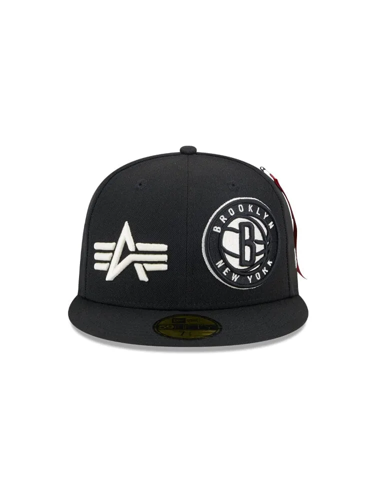 BROOKLYN NETS X ALPHA X NEW ERA 59FIFTY FITTED CAP