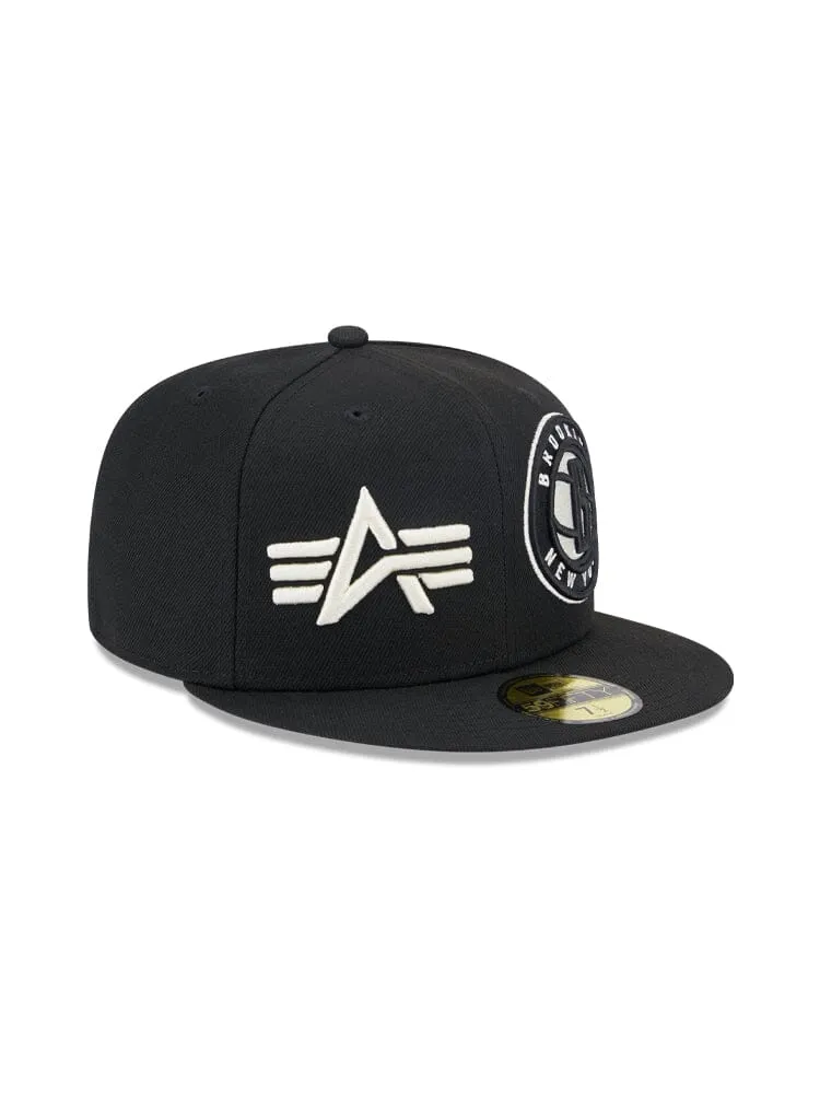 BROOKLYN NETS X ALPHA X NEW ERA 59FIFTY FITTED CAP