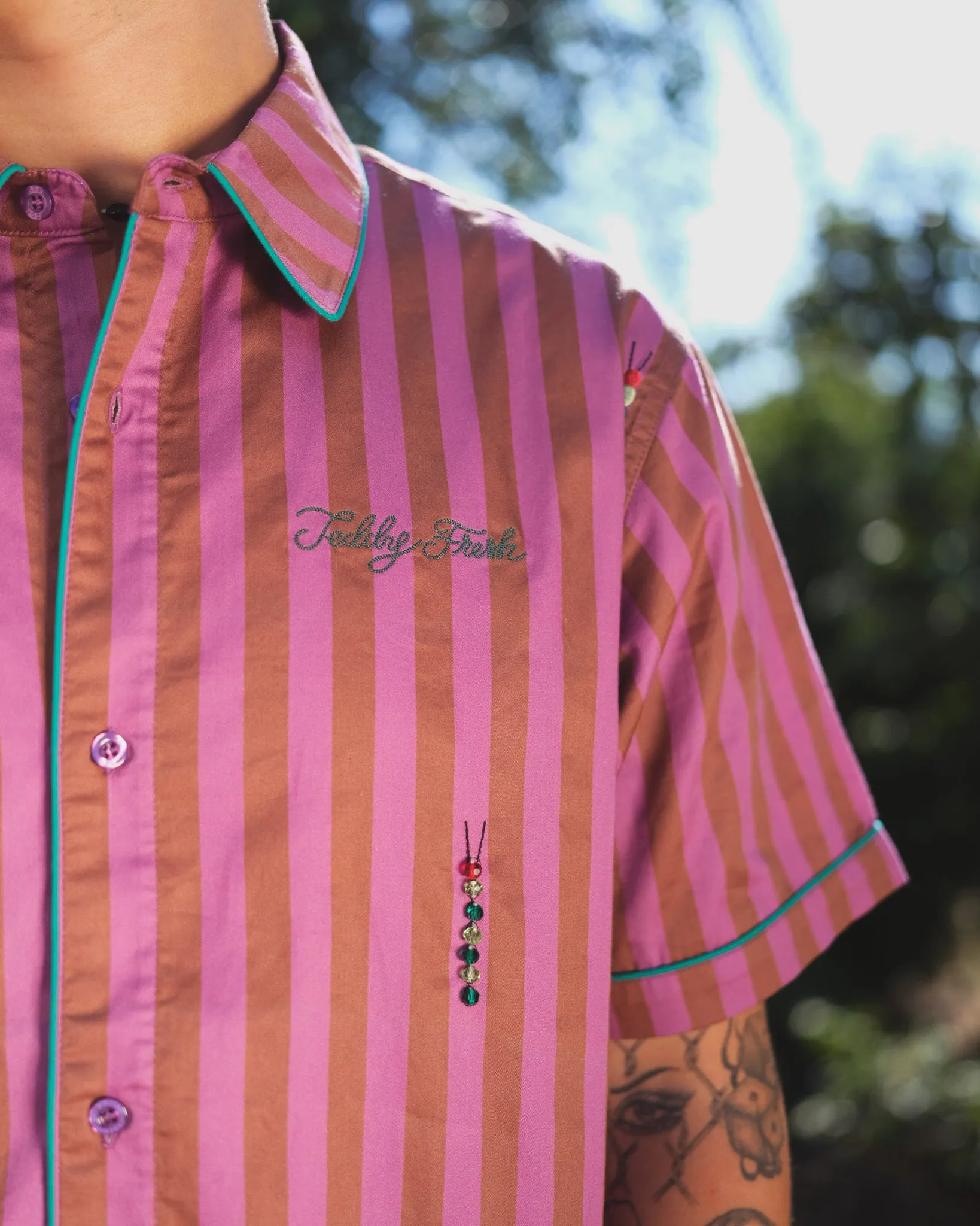 Caterpillar Stripe Shirt