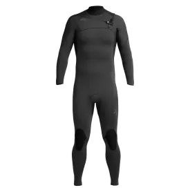 Comp 3/2mm Chest Zip - Black (2023)