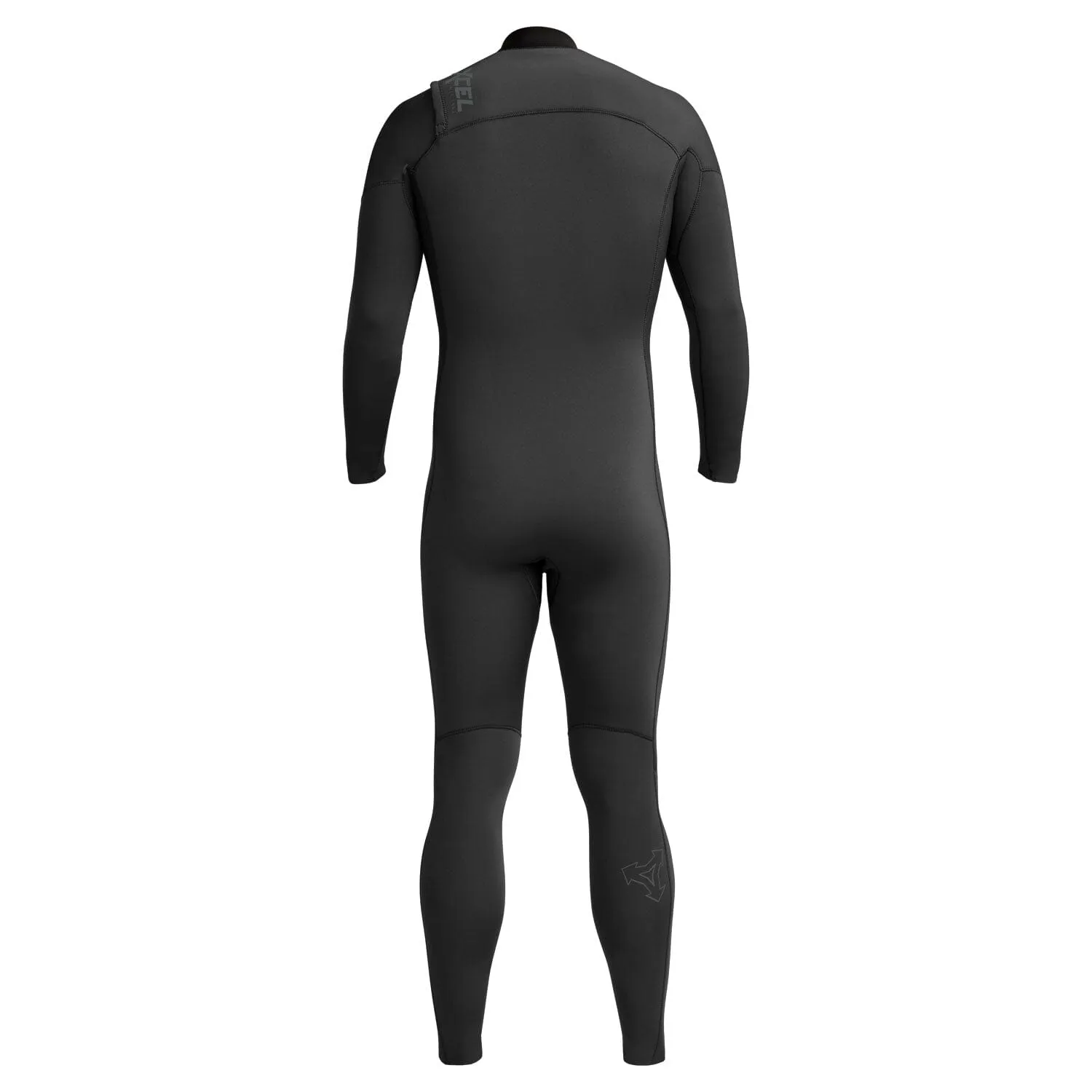 Comp 3/2mm Chest Zip - Black (2023)