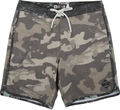Cuddy Boardshort, Tan Black