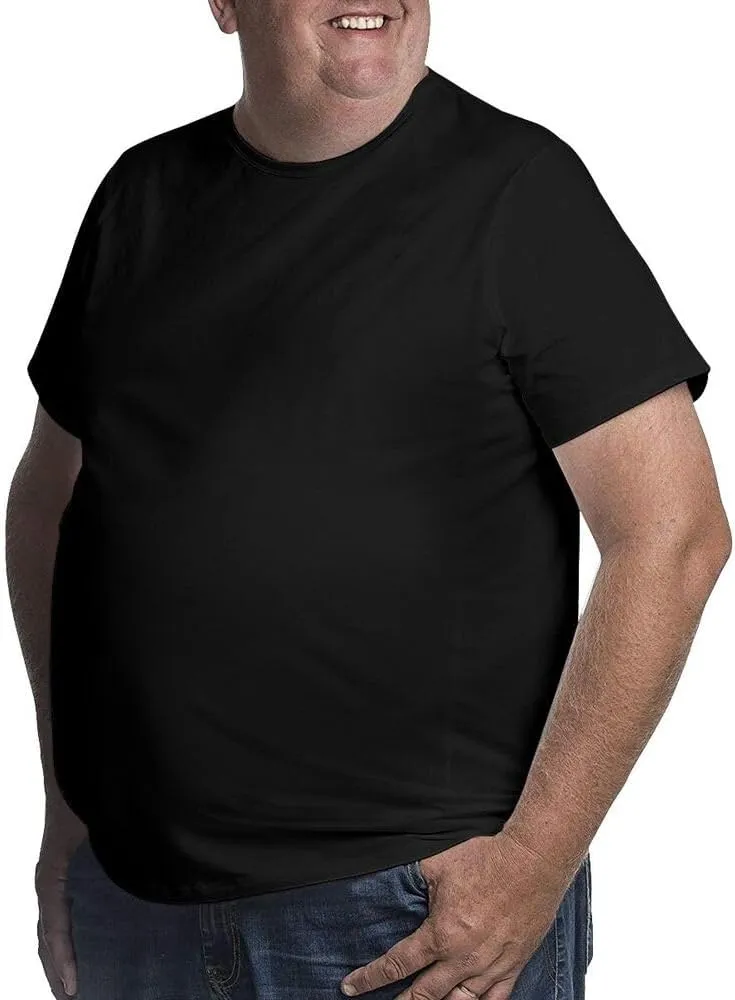 Custom T Shirt with Your Image for Men, Personalized Plus Size Shirts Designed with Your Own Photo/Name/Logo