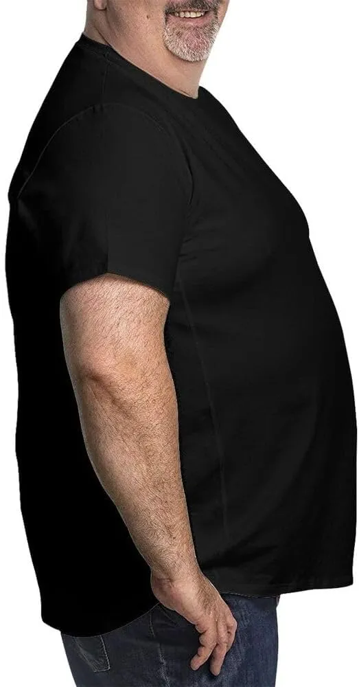 Custom T Shirt with Your Image for Men, Personalized Plus Size Shirts Designed with Your Own Photo/Name/Logo