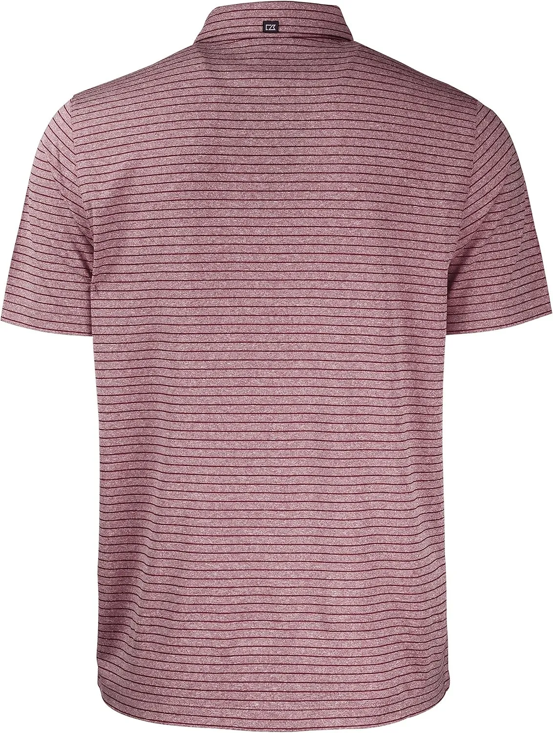 Cutter & Buck Forge Eco Heather Stripe Stretch Recycled Mens Polo