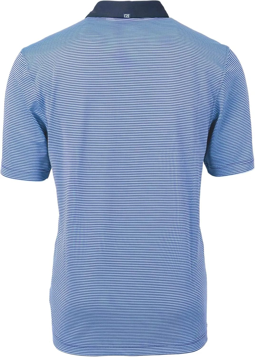 Cutter & Buck Virtue Eco Pique Micro Stripe Recycled Mens Big & Tall Polo