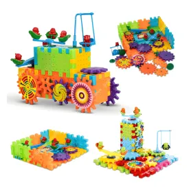Educational Rotating Gear Building Block - 81 piece