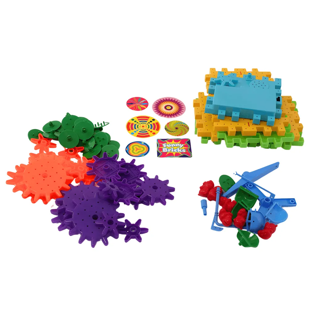 Educational Rotating Gear Building Block - 81 piece