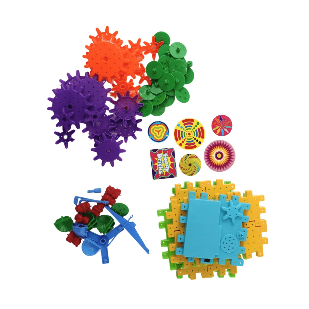 Educational Rotating Gear Building Block - 81 piece