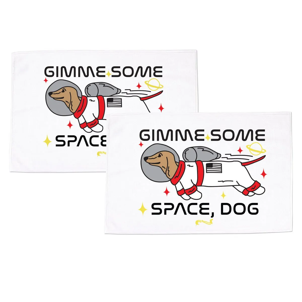 gimme some space hand towel