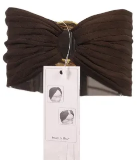 Gold & Brown Blend Stretch Buckle Headband