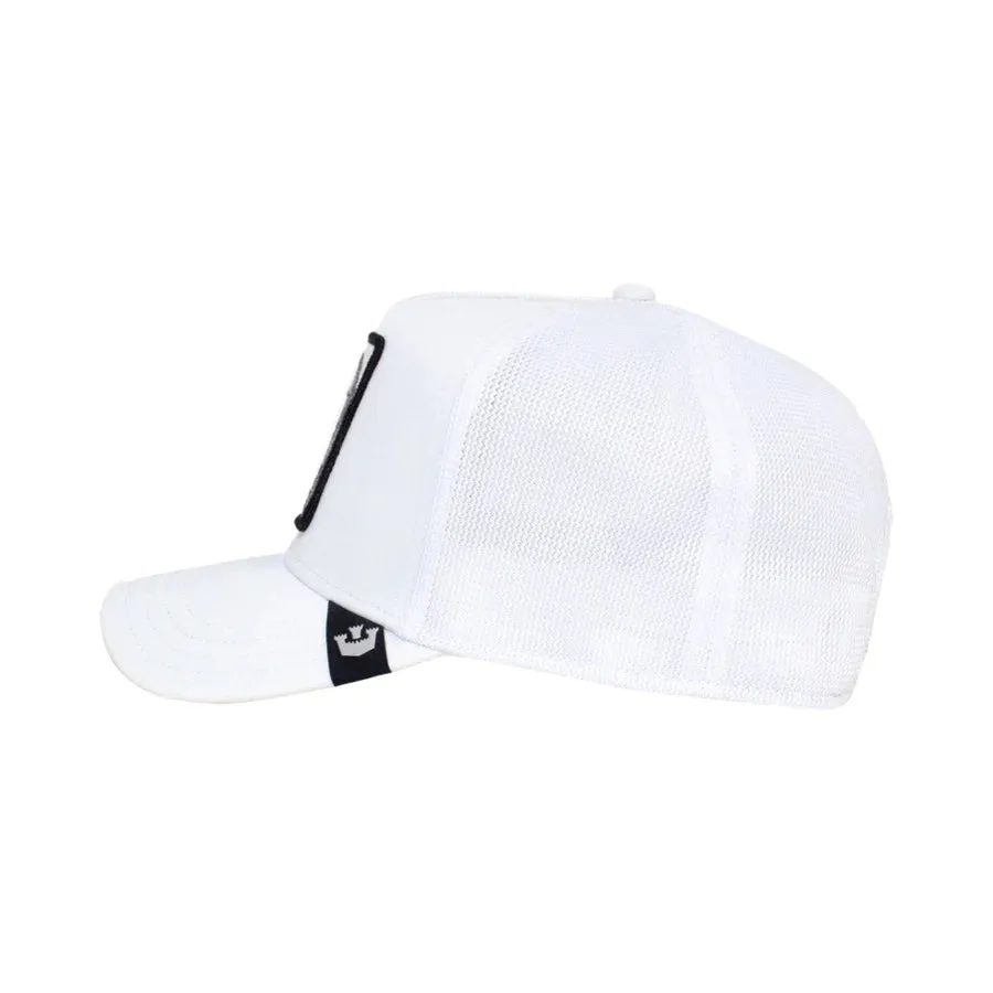 Goorin Bros Platinum Word (Word) Trucker Hat (White)