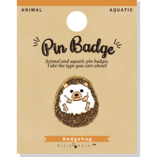 Hedgehog Pin Badge