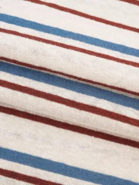 Hemp , Recycle Poly  & Tencel Light Weight Yarn Dye Jersey Fabric ( KJ21C828Y series )