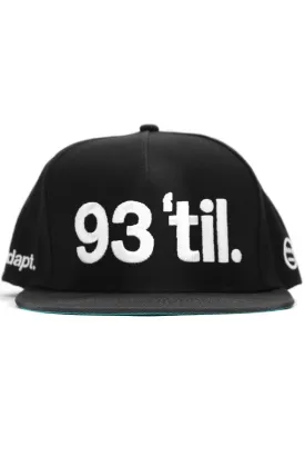 Hieroglyphics x Adapt :: 93 Til (Black Snapback Cap)