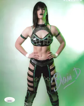 Highspots - Blair Davenport "Green Gear Promo Pose" Hand Signed 8x10 *inc COA*