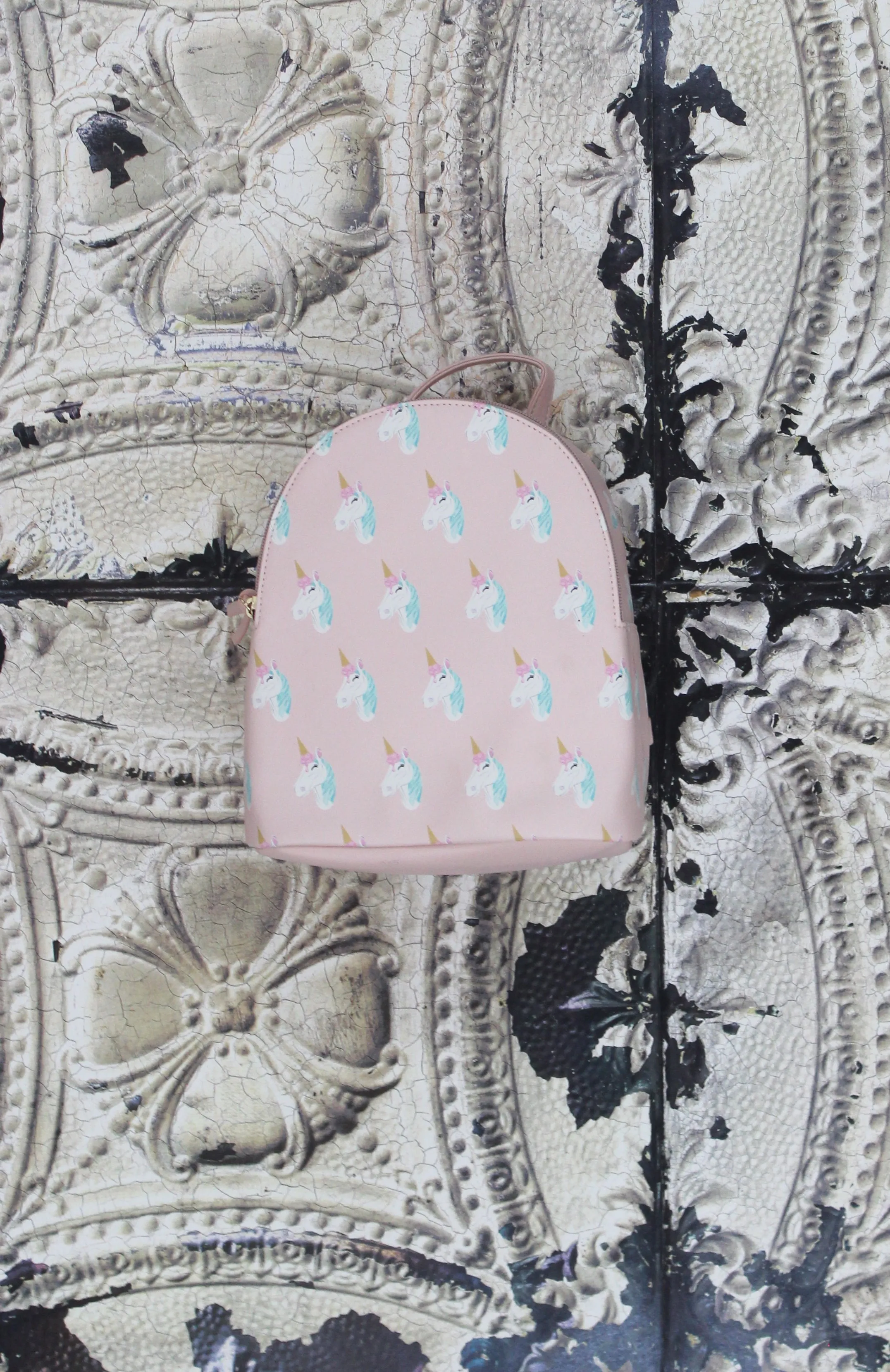 Ice Cream Pony Backpack in Pink