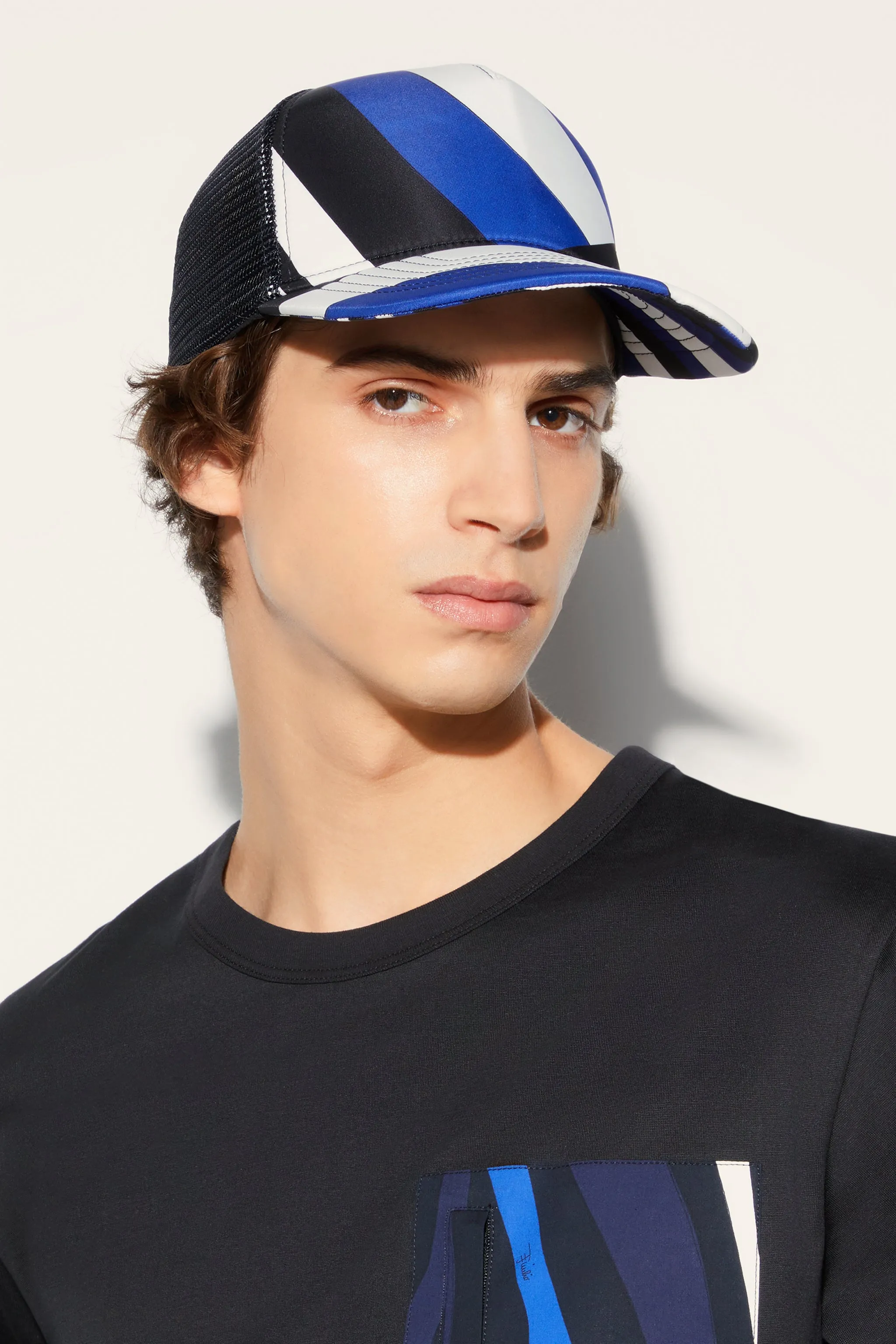 Iride-Print Mesh Cap