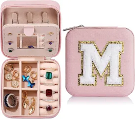 Jewelry Organizer Box, Travel Jewelry Case | Small Ring Earring Necklace Organizer for Teen Girls Gifts