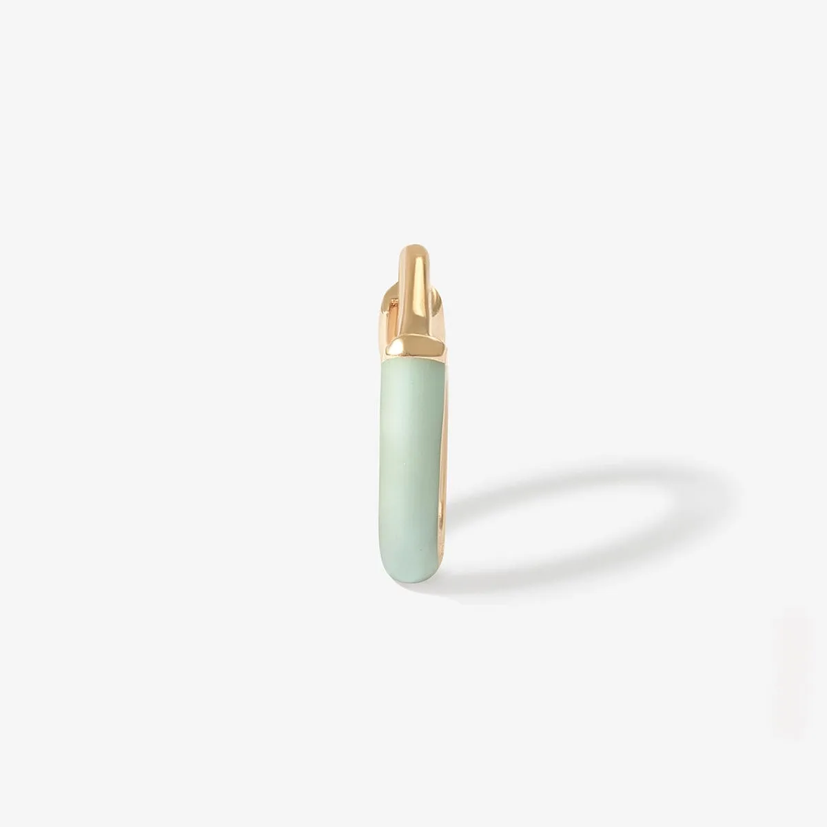 Joyner mint enamel baby huggie