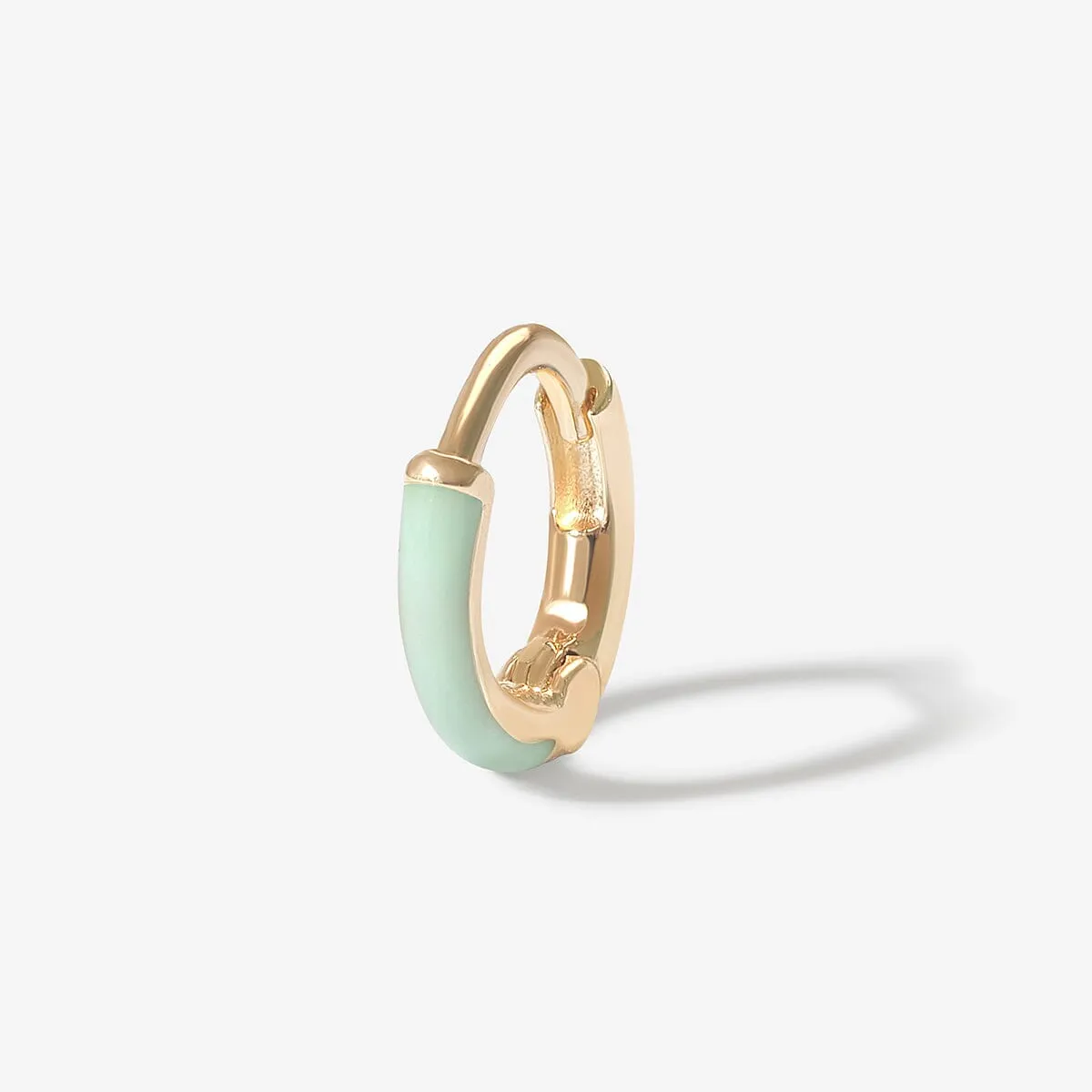 Joyner mint enamel baby huggie