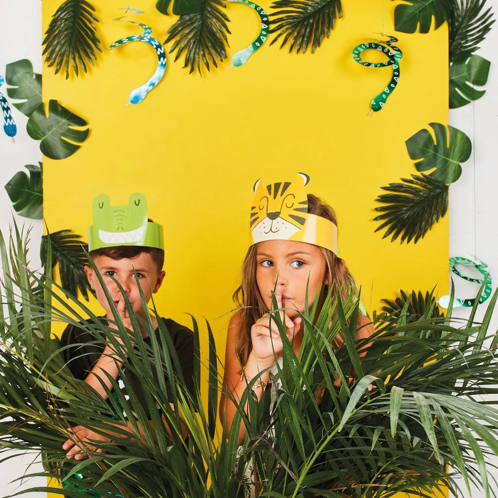Jungle Party Animal Headbands x 6