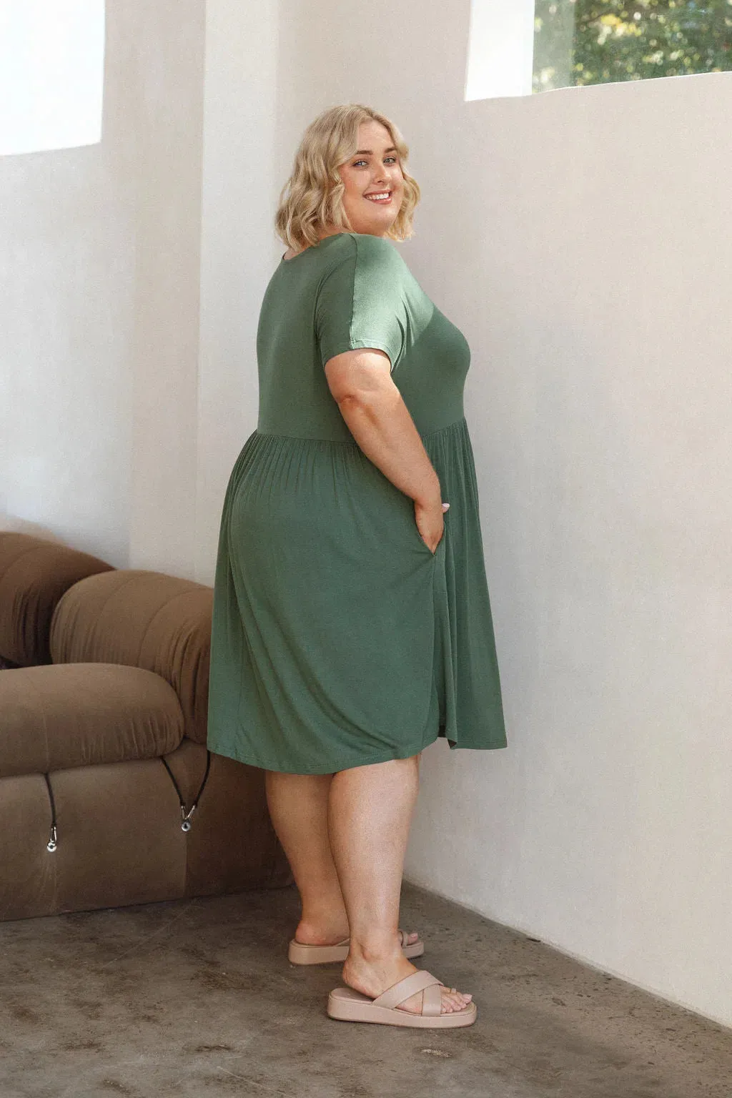 Lauren Dress - Forest