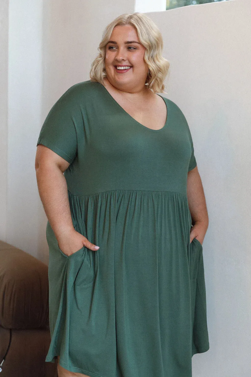 Lauren Dress - Forest