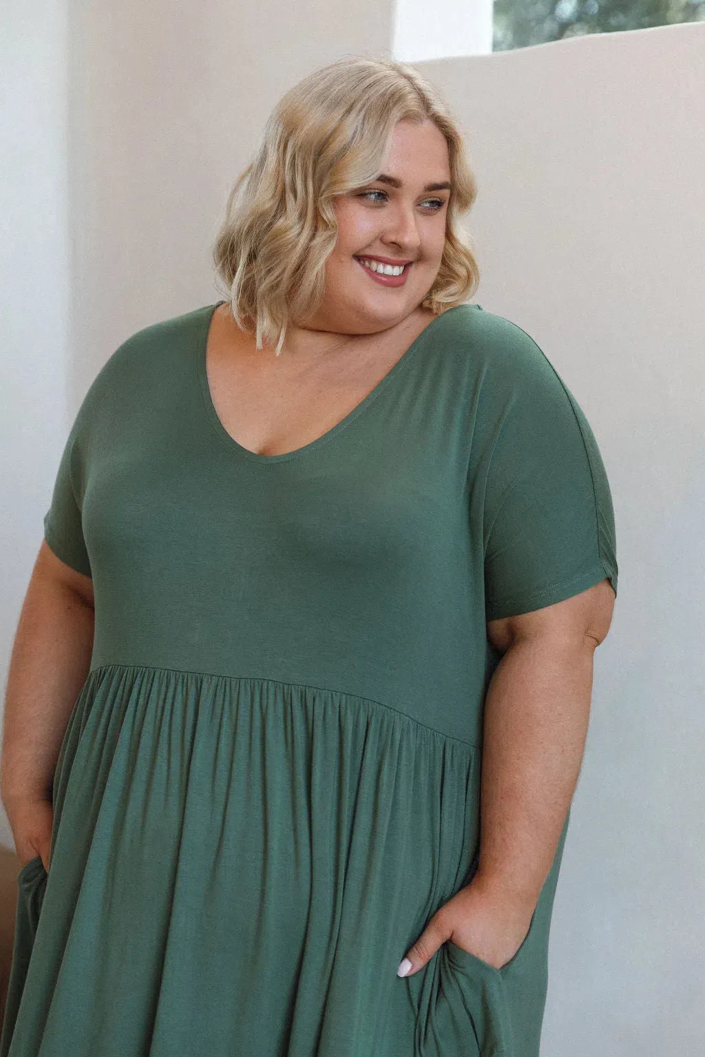 Lauren Dress - Forest