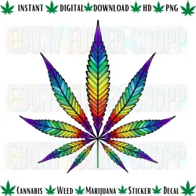 Leaf 420 Digital Download | Weed Smoker | Cannabis Smokers | Marijuana Smoking Downloads For T-shirt