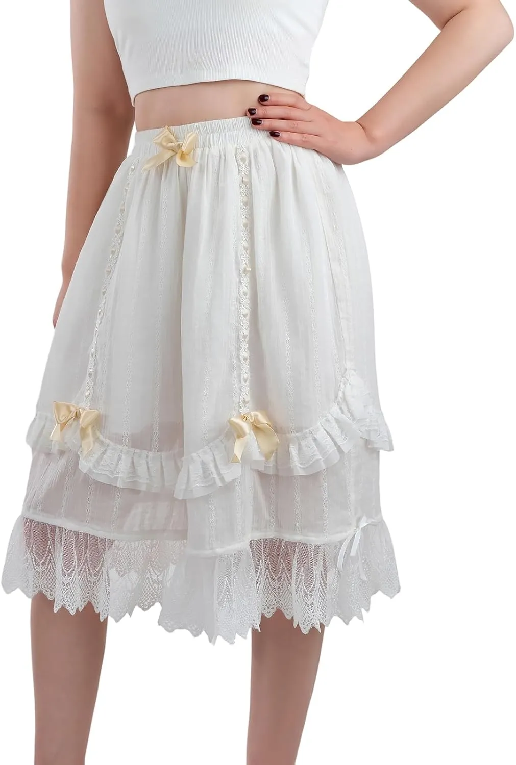 LTAKK Bloomers Women Ruffle Lace Pantaloons Renaissance Victorian Bloomers Kawaii Pumpkin Shorts