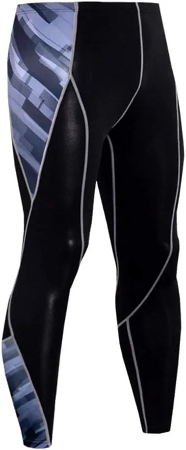 Men's Running Long Sleeve Compression Shirts and Pants Sets Gym Workout Quick Dry Tight Shirts Sportswear Suits