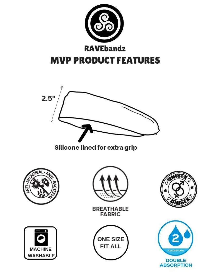 RAVEbandz MVP Headband - Eggplant