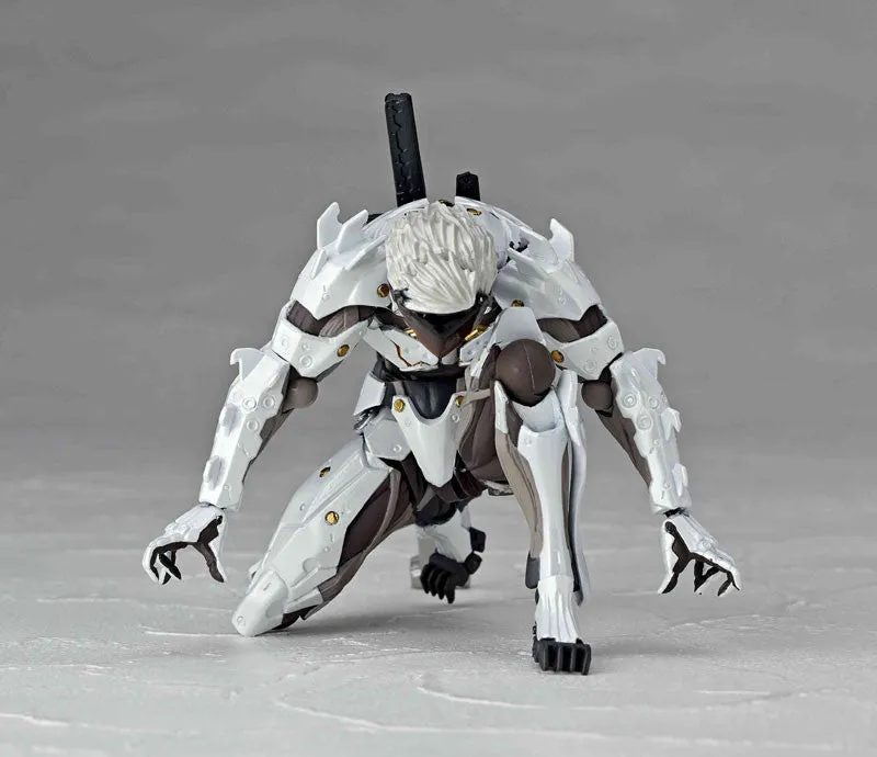 Revoltech Yamaguchi 140EX Raiden White Version from Metal Gear Rising Revengeance Kaiyodo [SOLD OUT]