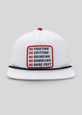 Rules Rope Hat | White