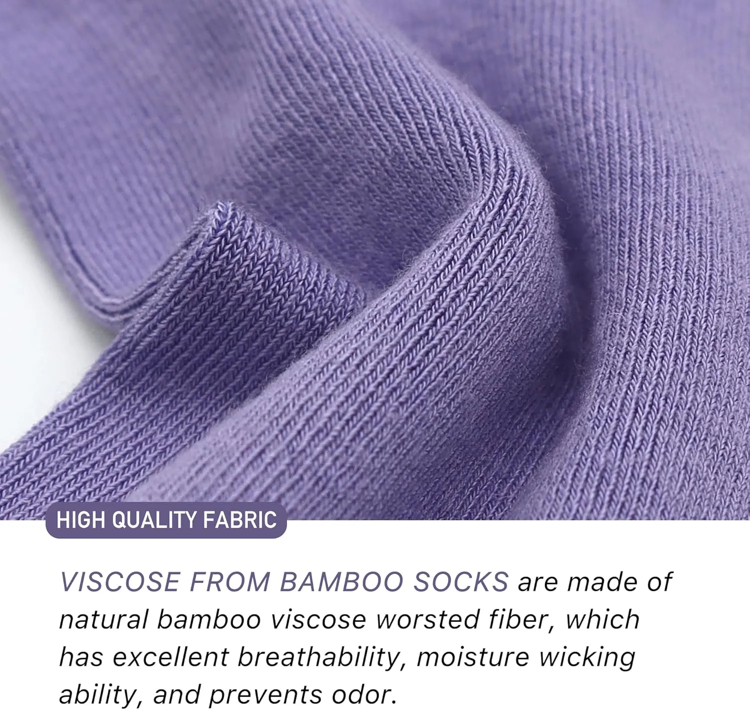 SERISIMPLE Women Thin Viscose Bamboo Socks Crew Lightweight Above Ankle Casual Dress Sock For Ladies Bootie Trouser 5 Pairs