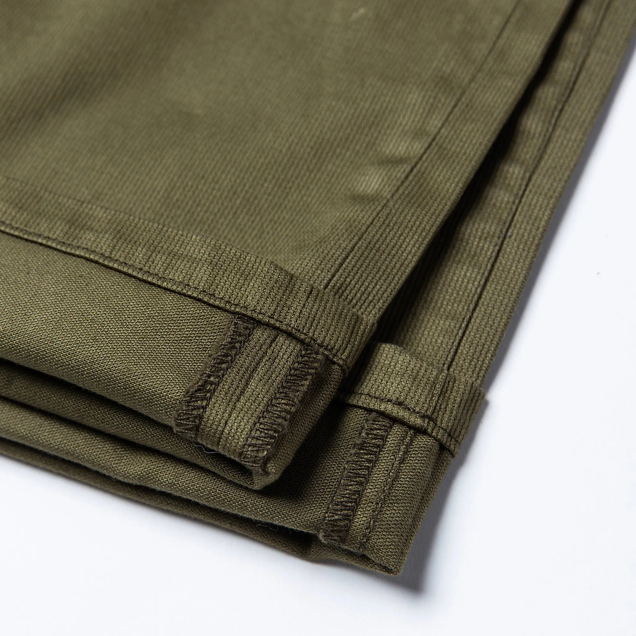 The Democratic All Day Pant in Olive Bedford Cord