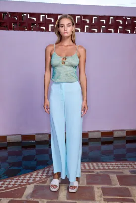 THE MUSE CAMI - MOTTLED GREEN